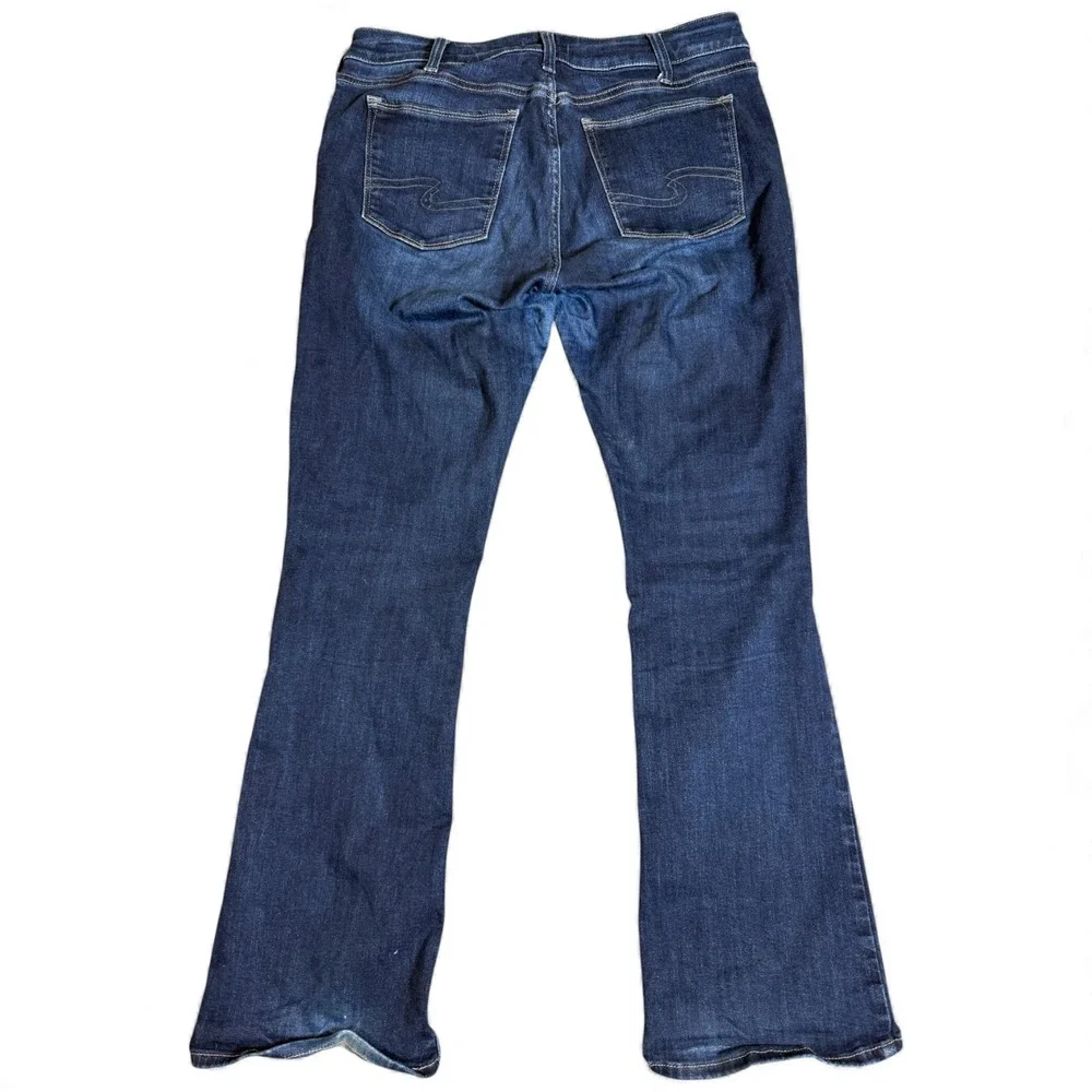 Silver Co. Avery Slim Bootcut Jeans‎ Womens 32x31 Blue Denim Dark Wash Outdoor